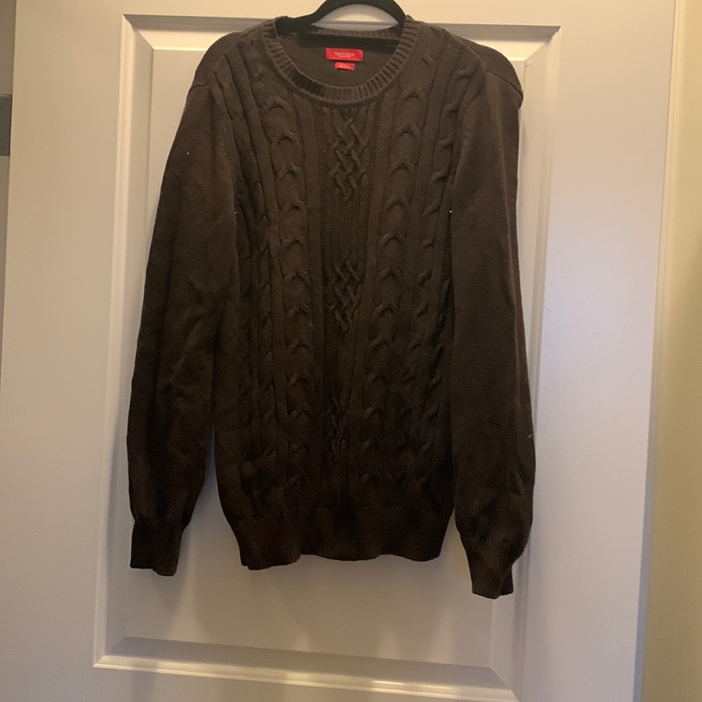 Cable knit sweater